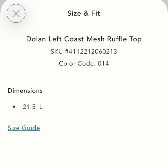 🖤 Anthropologie Dolan Left Coast Mesh Ruffle Top Polka Dot Pin Up blouse Large - Picture 8 of 11